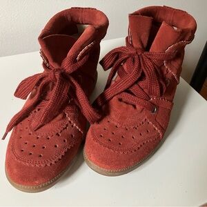 Like new - Isabel Marant Bobby suede sneakers